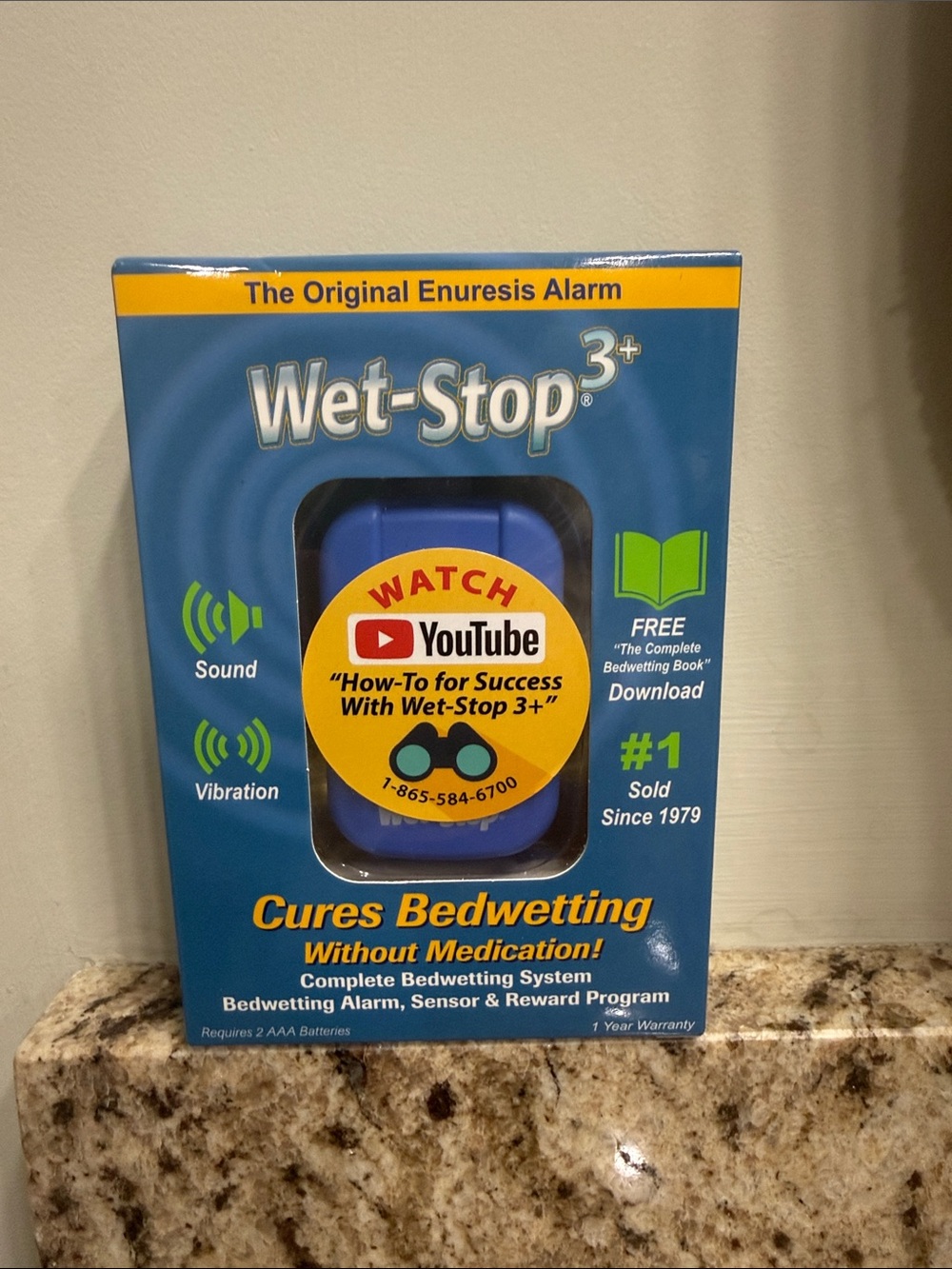 3+ Bedwetting Alarm - Blue